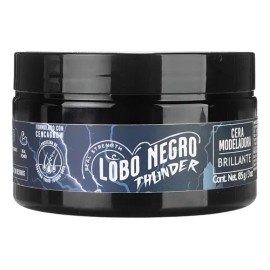 Lobo Negro Thunder Cera Brillante Para Barba Y Bigote 85g