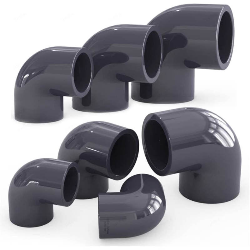 UPVC Elbow Pipe Fitting, 90 Degree Water Pipe Connector Elbow
