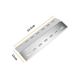 GFTIME 33.5 x 12 cm Burner Cover Heating Plate Replacement Parts for Enders San Diego, Stainless Steel Flame Distributor Heat Shield Accessories, Pack of 3