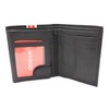 ODS:UK Mens RFID Blocking Soft Leather Trifold Purse Credit Card