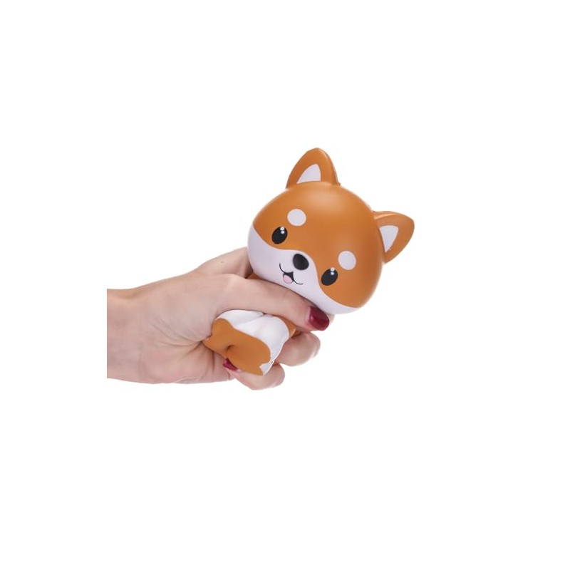 Kawaii Kuties 5"/12cm Shibu Inu Dog Squeezster Squishy Toy
