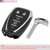 5 Button 433MHz Car Remote Control Key for Chevy Camaro