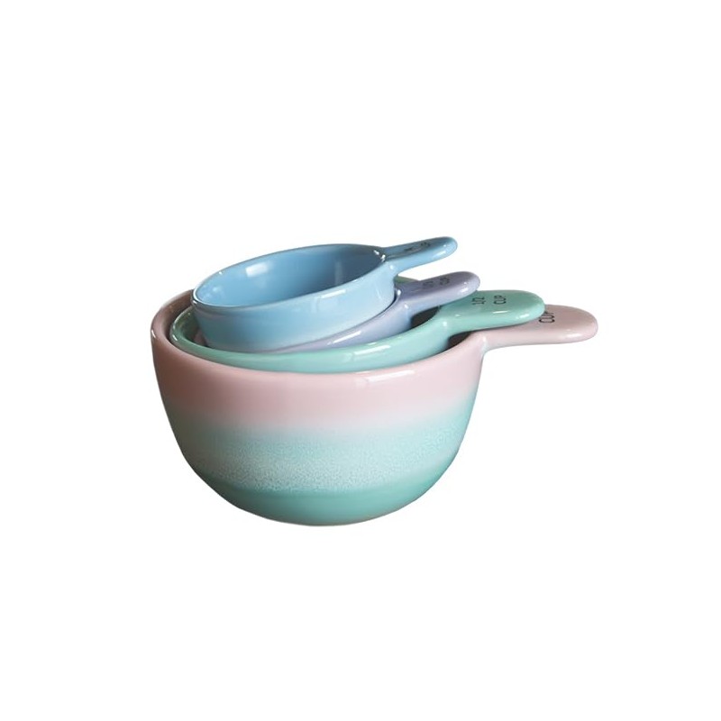 Sass & Belle Pastel Ombre Measuring Cups in Pink &
