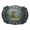 COOLLA Belt Buckle for Men- Initial Letters ABCDEFG to Z