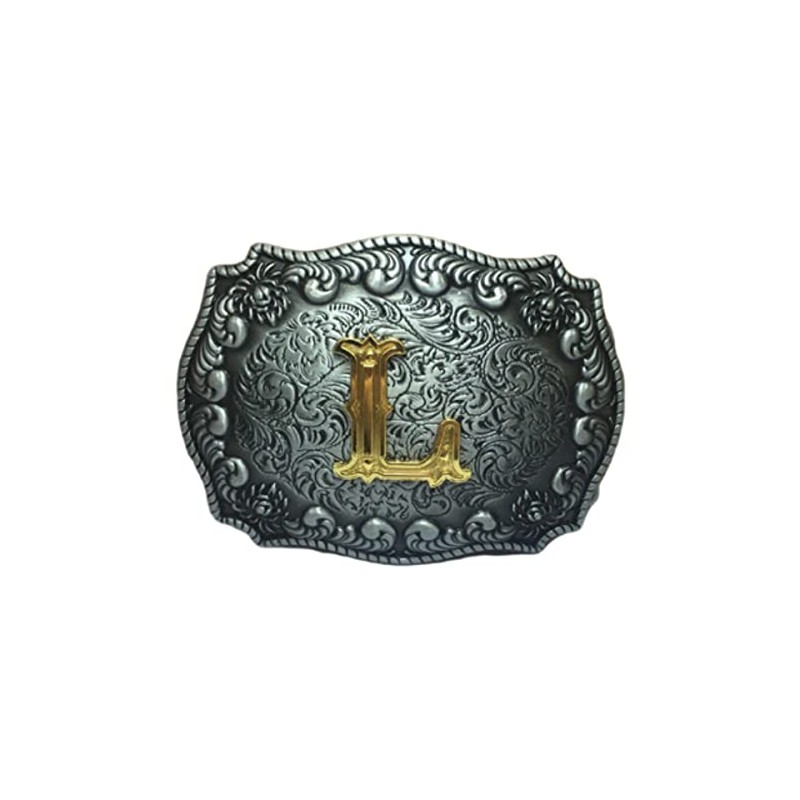 COOLLA Belt Buckle for Men- Initial Letters ABCDEFG to Z