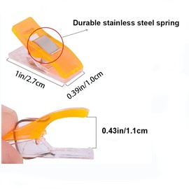 Sewing Clips,100 Pcs,Sewing Clips for Fabric,Fabric Clips for Sewing and Quilting,Quilting Clips for Binding,Sewing Accessories and Supplies(9 Colors)