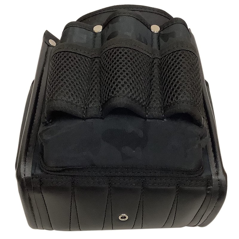 Kozuchi KNR-13MBK Worktime Radical Waist Bag, 2 Tiers, Universal Type,