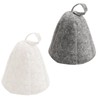 Sugeru® Pack of 2 Felt Sauna Hat, Ideal Sauna Hat