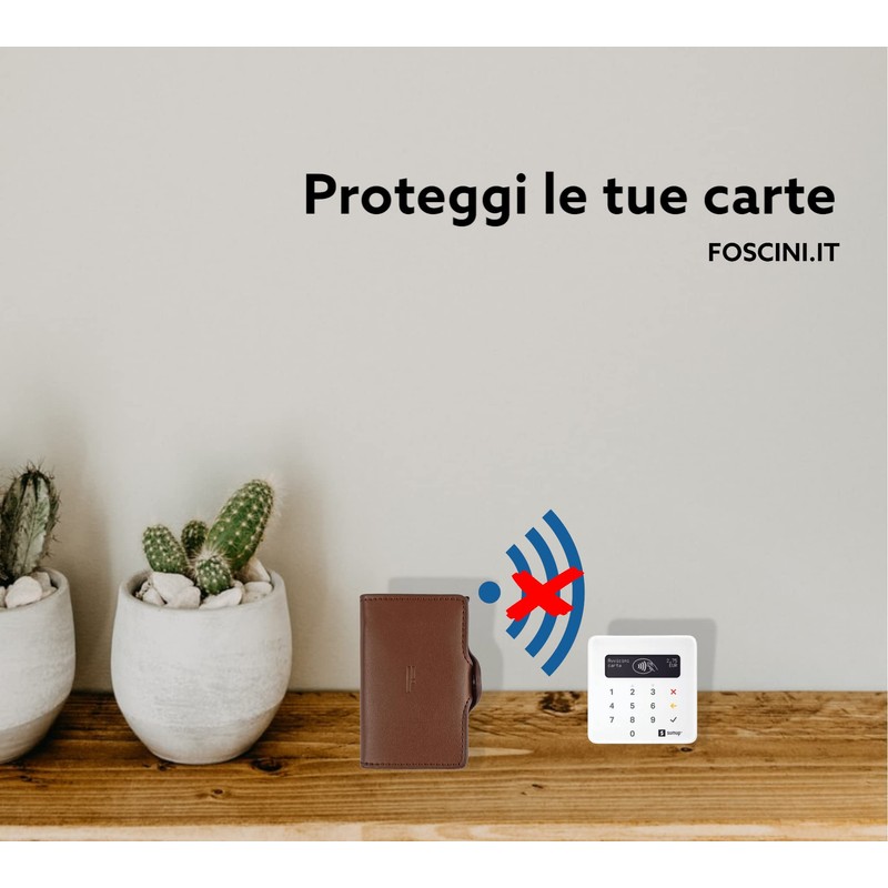 Credit Card Holder Brown, brown, rfid wallet