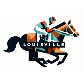 Vagabond Heart Souvenirs Louisville Kentucky Weatherproof Vinyl Travel Sticker - Gift or Souvenir