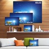 Sunrise over the Earth Landscape Abstract Canvas Artwork