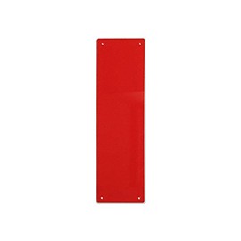 Focus Plastics DOOR FINGER PLATE- 11 COLOURS (Red)