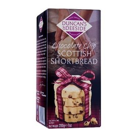 Scotland Hand Baked Butter Shortbread Cookie Box 7oz (Chocolate Chip Shortbread)