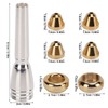 Trumpet Mouthpiece Set Polished Metal Trumpets Part 3C 3B 2C