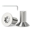 Valorada 20Pcs M6 x 12mm Bolts, M6 Countersunk Bolts, Torx