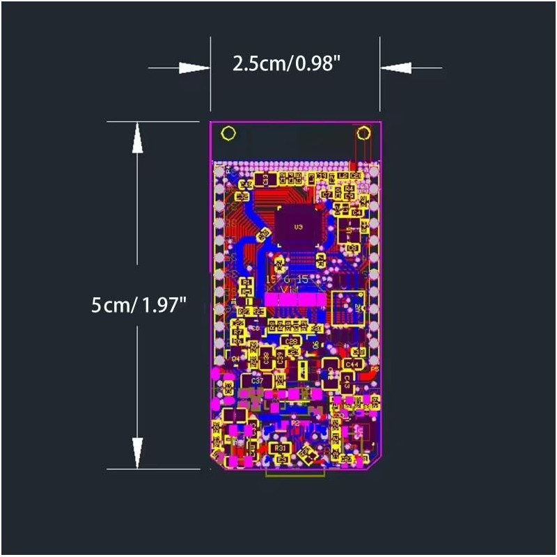 TECNOIOT 1 x T-Display ESP32 Development Board 1.14 Inch LCD