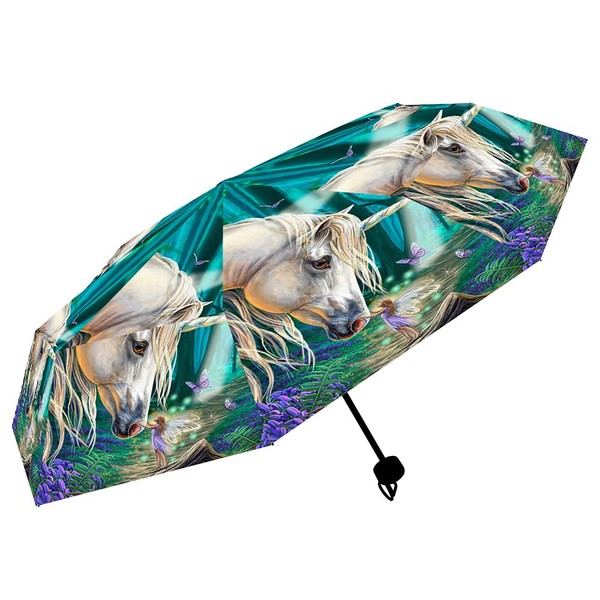Nemesis Now Lisa Parker Fairy Whispers Umbrella 55cm, Polyester, Lisa Parker Fairy Whispers Artwork, Extends to 55cm Length, Durable Umbrella Keeps You Dry