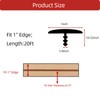 Aroilder T Rubber Trim Molding, Fit 1 inch Edge, Shelf