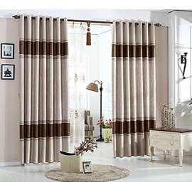 VOGOL 70% Blackout Window Curtains Thermal Drapes Panels for Bedroom Living Room, Top Grommets, 2 Panels, 42W by 84H Inch