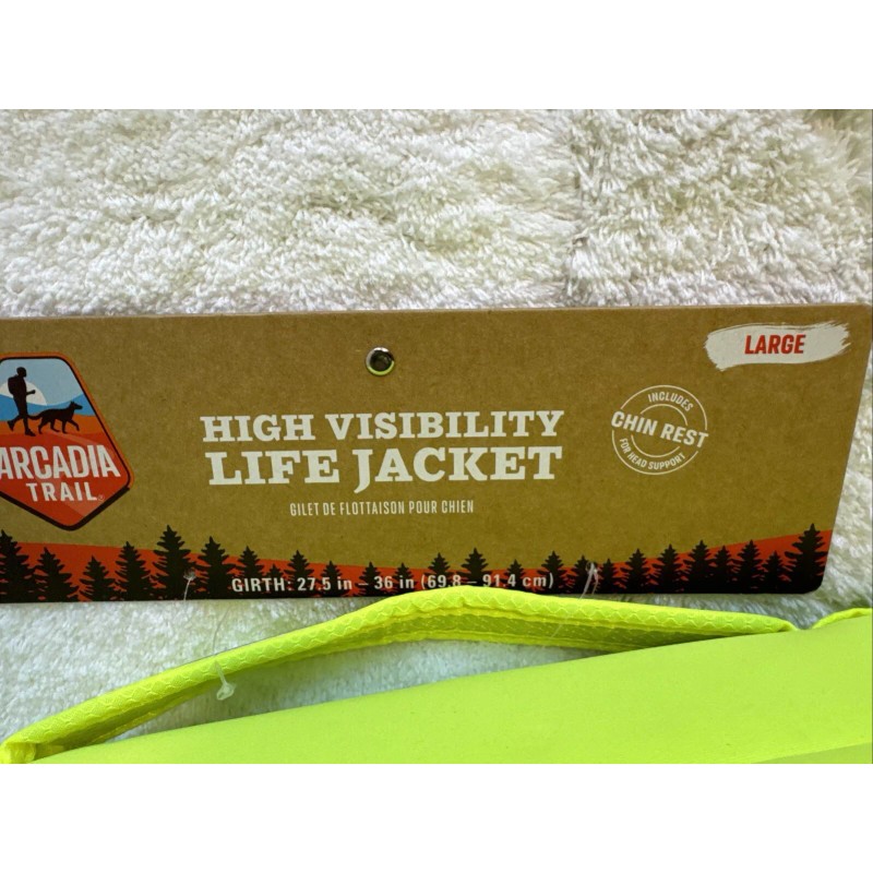 Arcadia Trail High Visibility Dog Life Jacket Dog Life Vest