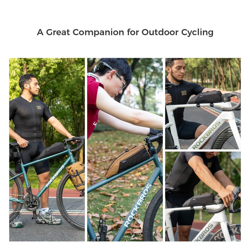 QUNATURE Bike Top Tube Bag Bicycle Front Frame Bag 1L