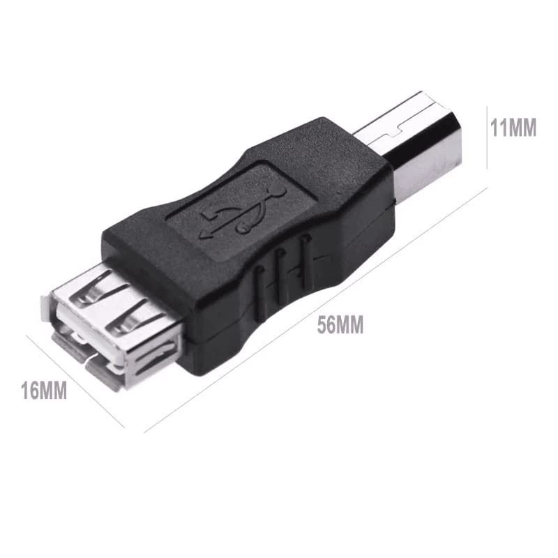 CABLEPELADO Adapter USB Type A Female to Type B Male