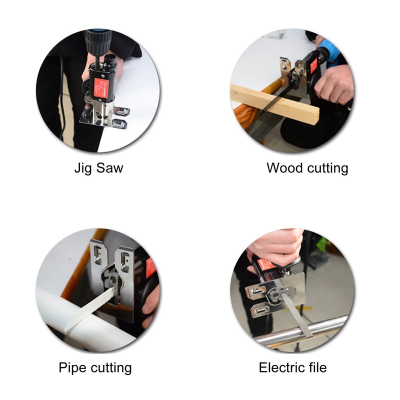 Electric Drill to Saw Adapter Reciprocating Chain Saws Converter Cutting