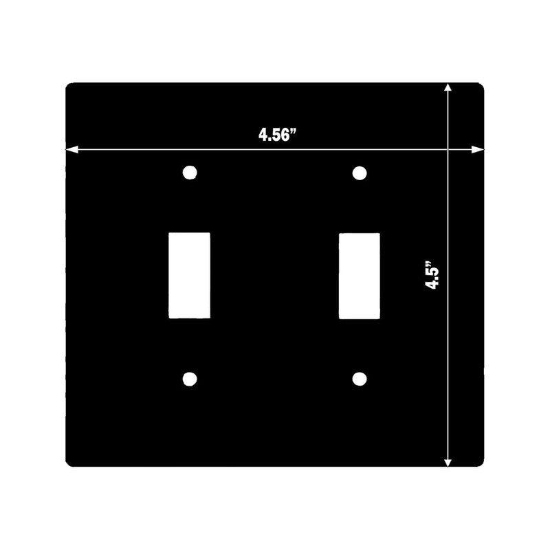 Decorative Wall Switch Cover Plate - Light Brown Stone Texture