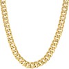 LIFETIME JEWELRY 6mm Cuban Link Chain Necklace 24k Gold Plated