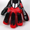 HO Soccer Robust Red Unisex Kids Goalkeeper Gloves, Black/Red, Size
