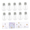 IWOWHERO 10pcs Creative Mini Bulb Shaped Lip Gloss Containers DIY