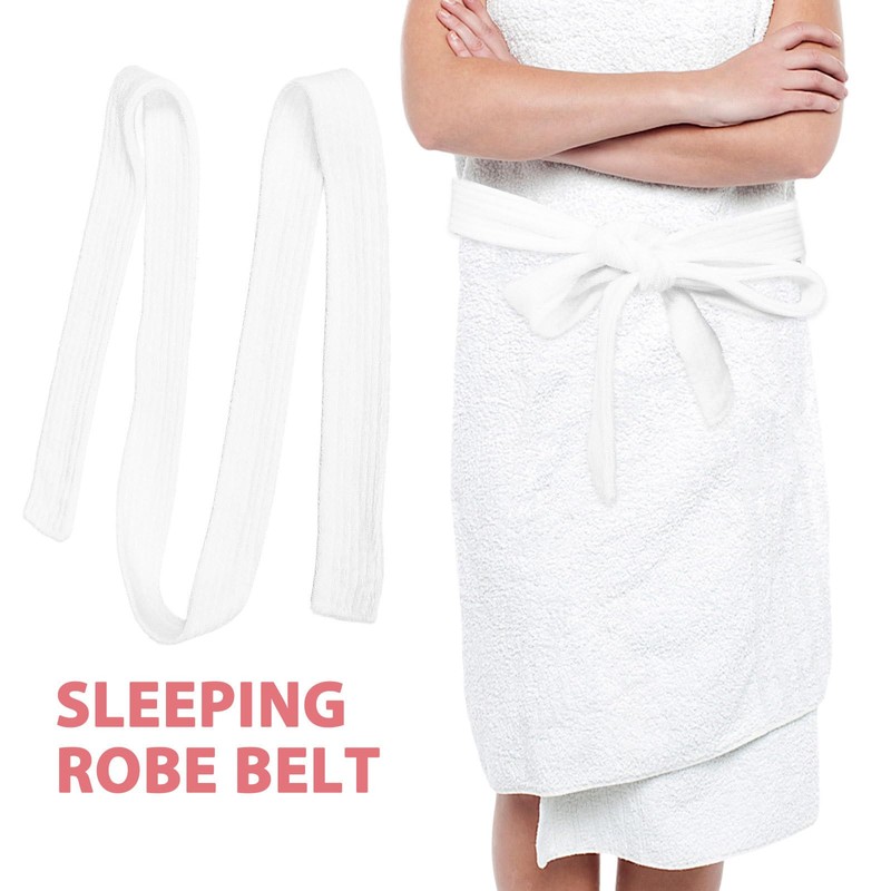 WOFASHPURET Bathrobe Belt Straps Hotel Robe Replacement Cotton Replacement Clothing