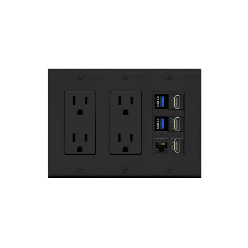 RiteAV 3 Port HDMI 2 Port USB 3.0 1 CAT6-RJ45