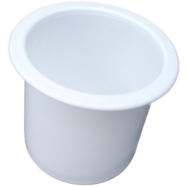 2 7/8 White Plastic Drop in Cup Holder Plastic Multipack Wholesale Bulk Listing Poker (1)