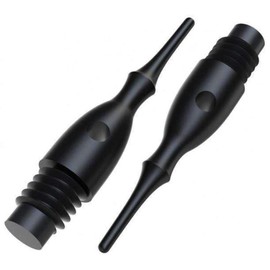 BULL'S Short (2BA) Mega Point Tips, Schwarz, 6mm