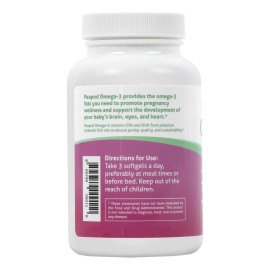 Fairhaven Health PeaPod Omega-3 90 Cps, suplemento diseado especialmente para mujeres embarazadas o en etapa de lactancia, formulado con cidos grasos 