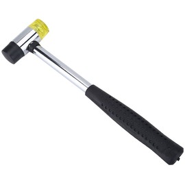 Martillo Mazo de Goma para Guitarra Traste y Reparación Martillo de Doble Cabeza Genérico para Guitarra Luthiers Mandolina Bajo Banjo y Ukelele       