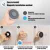 Electight Upgraded Motion Sensor Light, 8 LEDs, 3 Pack Rechargeable,