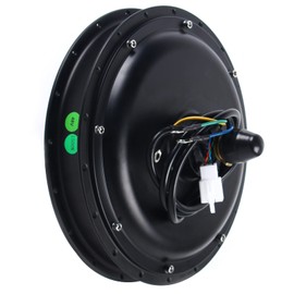 YIYIBYUS Brushless Gearless Threaded Hub Motor 48V 1500W Controller Disc Brake 135-145mm Rear Hub Motor with 7-Speed Freewheel for Ebike Electric Bicycle