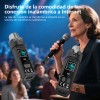 Tecmiyo 3pzs System De Micrófono Inalámbrico, Xlr Transmisor Y Xlr