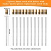 10 PCS Wicks Torch Replacement 13.78in Tiki Torch Fiberglass Wicks