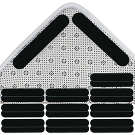 SHUNCHG Pack of 20 Rug Non-Slip Underlay Washable Non-Slip Carpet Underlay Non-Staining Rug Grippers Mats Reusable Carpet Padding for Hard Floors Hardwood Floors