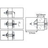 AERZETIX - C49950 - Set of 25 - Expansion Dowels