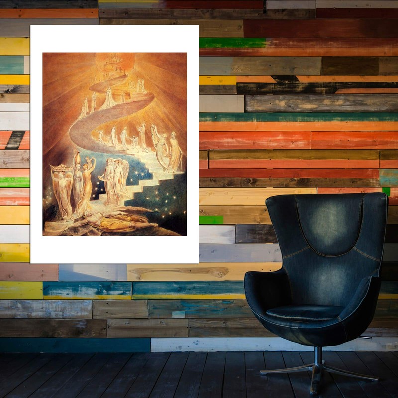 Spiffing Prints William Blake - Jacob's Ladder - Small -
