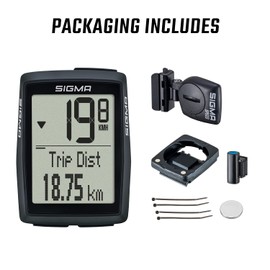 Sigma Elektro GmbH Sigma Sigma Bc 14.0 Wl STS Bicycle Computer Black One Size Sigma Sigma Bc 14.0 Wl STS Bicycle Computer Black One Size