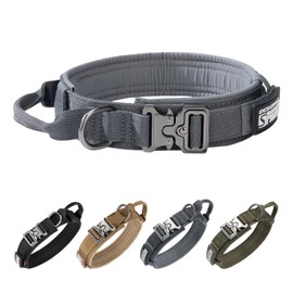 Excellent Elite Spanker Dog Collar, Training, Nylon Adjustable with Control Handle, Neck Belt for Dogs