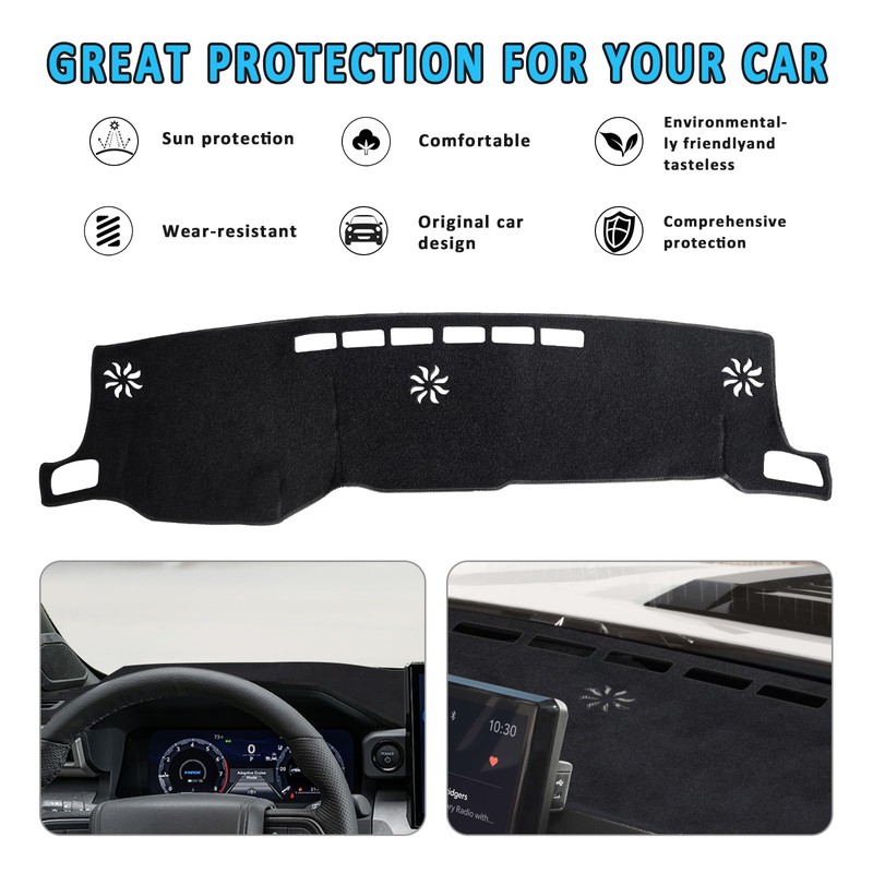 POSAID Dash Cover for 2024 2025 Toyota Tacoma Dashboard Cover