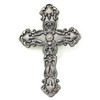 UHRIG Solid Iron Wall Cross Wrought Iron Crucifix Hanging Christian