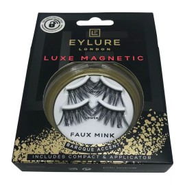 EYLURE 2 Pack Eylure Luxe Magnetic Mink Effect Lashes BAROQUE Accent Lashes EYELASHES