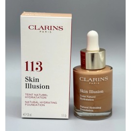 Clarins Paris - Skin Illusion Natural Hydrating Foundation (1oz) - 113 Chestnut